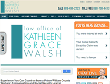 Tablet Screenshot of kgw-law.com